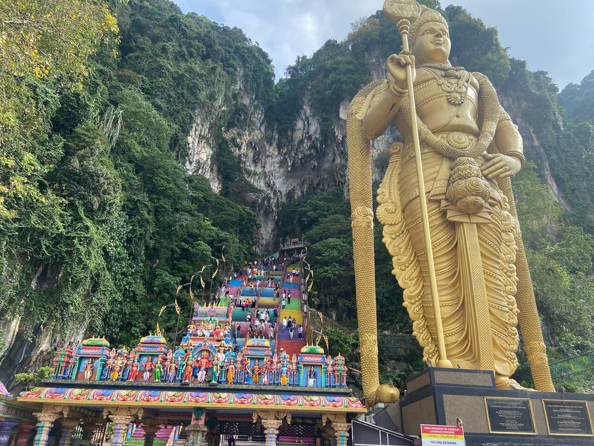 Day 3 in KL - Batu Caves, Thean Hou Temple and Chinatown